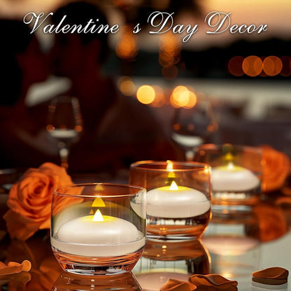 🔥HOT SALE🔥🕯️Water-Activated Flameless Floating LED Candles – Romantic Waterproof Glow for Any Occasion
