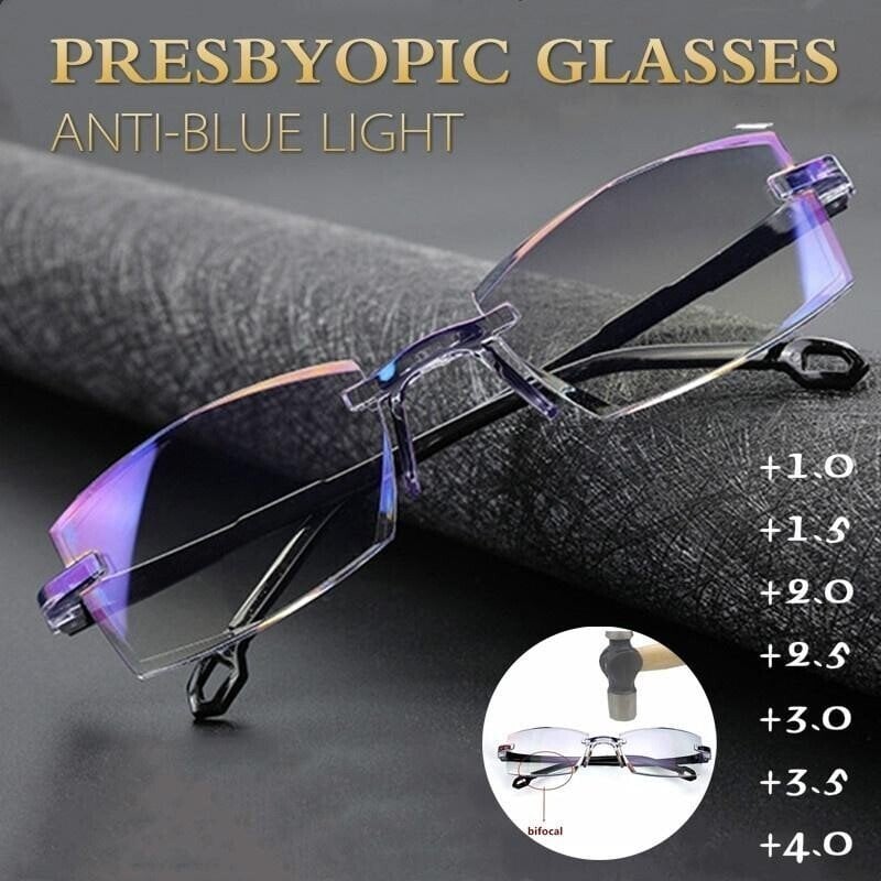 New Sapphire high hardness anti blue light  reading glasses