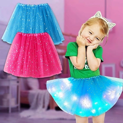 Final Clearance!🌟 Princess Glow LED Skirt | Soft, Safe & Stretchy for All-Day Play– Last Chance at This Price! 🔥🔥Buy 2 Get 10% Off