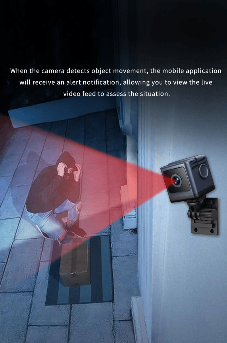 W03 Smart WiFi Security Camera – 1080P HD, Night Vision, Low Power