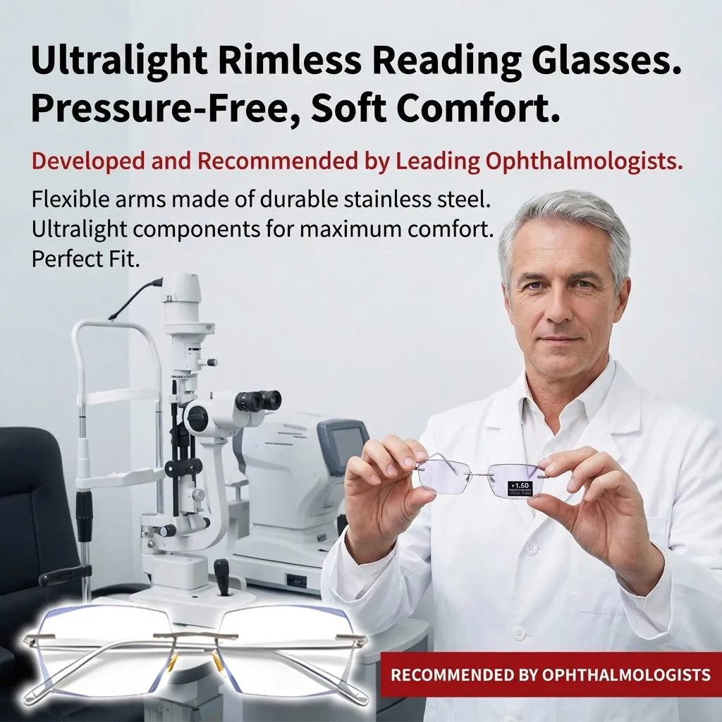 【Co-Created by Designers】Gypsophila Smart Zoom and Color-Changing Reading Glasses