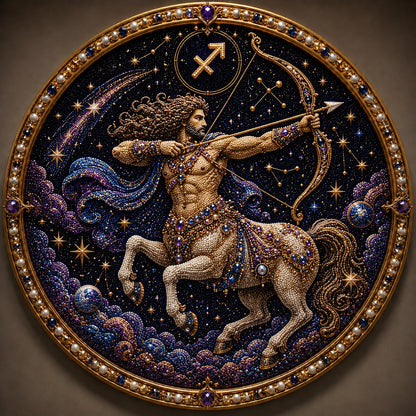 🔥49% OFF – ✨ Premium 3D Pearl 12 Zodiac Signs Art Kit | Luxury Flocked Canvas with Scratch-Resistant Non-Fading Pearl Beads DIY Handmade Astrology Decor ♈🌙💎
