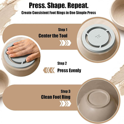 🔥 HOT SALE 🔥🔥Last Day 49% OFF - Pottery Foot Ring Tool