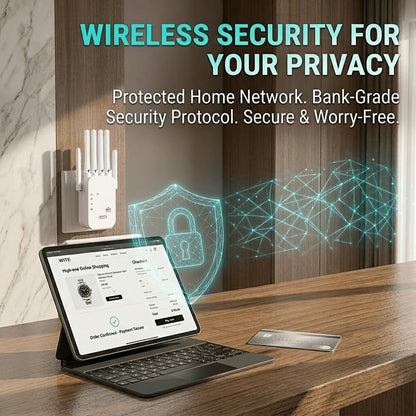 ⭐The Velocity Prime: 1200Mbps Ultra-Speed WiFi Repeater