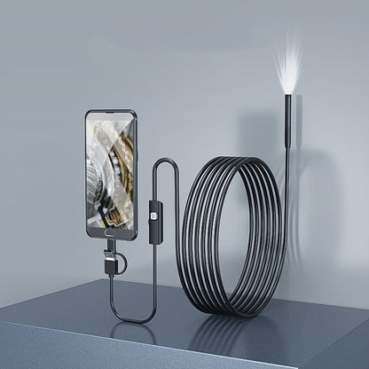 🔎 Plug-and-play endoscope camera – Compatible with Android, USB, and TC (not applicable to Apple systems)