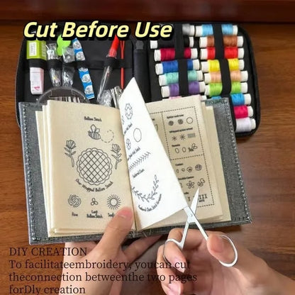 🌈Beginner-Friendly💕2026 Upgraded Embroidery Stitch Book Kit