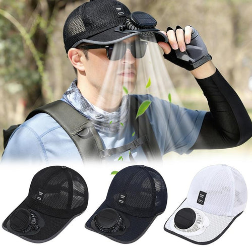 🧢 2026 Pro Outdoor Cooling Hat ❄️ Dual-Power Fan Cap🥳Buy 2 Get 10% Off