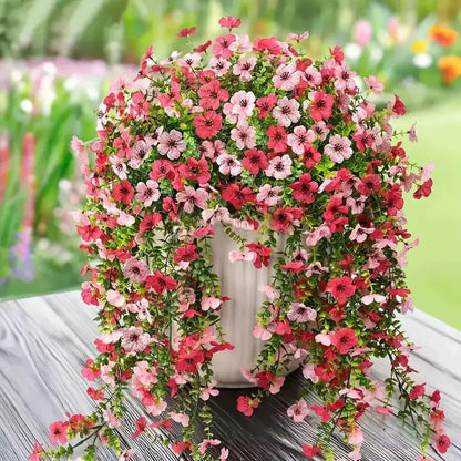 🌷Outdoor cascading daisy and eucalyptus flowers – UV resistant