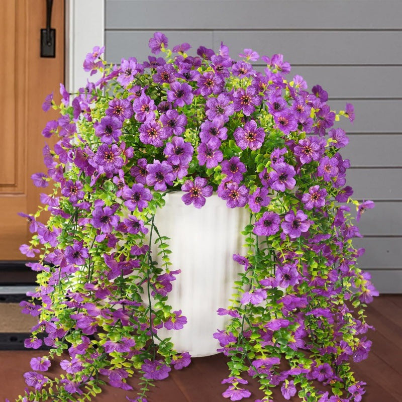 🌷Outdoor cascading daisy and eucalyptus flowers – UV resistant