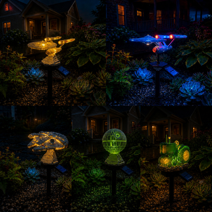 🌌 TODAY ONLY—🔥 Now Only 48% of the Original Price| Sci-Fi Starship Solar Garden Light