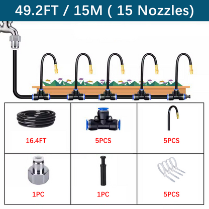 🔥360° Curved Garden Automatic Irrigation System