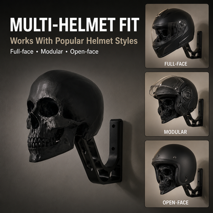 🔥 Limited-Time Offer! 49% OFF - Skull Motorcycle Helmet Wall Mount