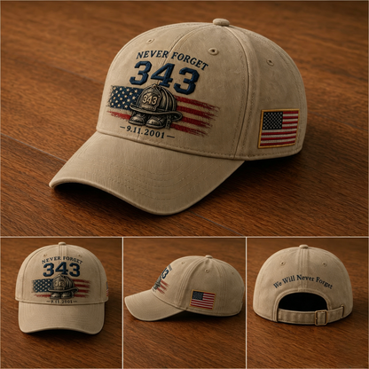 🧢Never Forget 343 Memorial Cap 🎁Buy 2 Get 10% Off