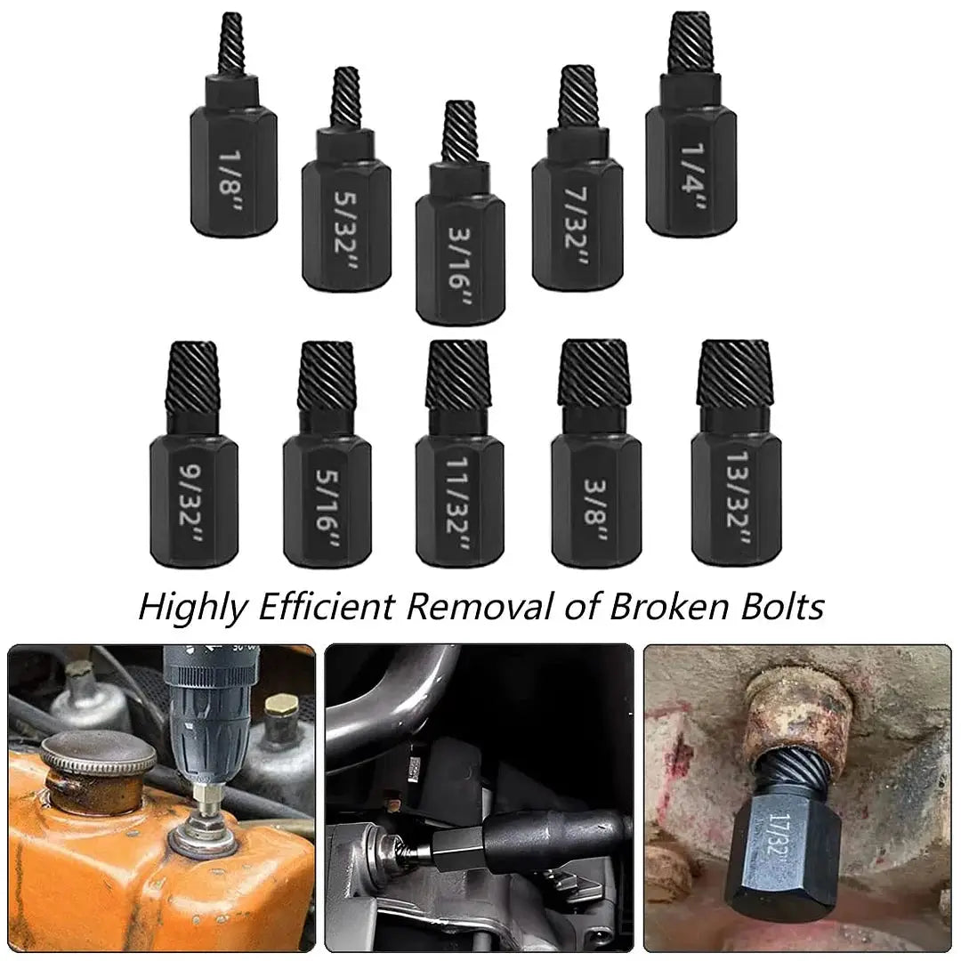 🔩 10Pcs Broken Head Screw Hexagon Socket Bolt Removal Tool