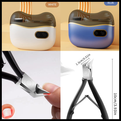 👍2-in-1 Electric Nail Clippers and Polisher🎁 Perfect for All Ages 👵👶