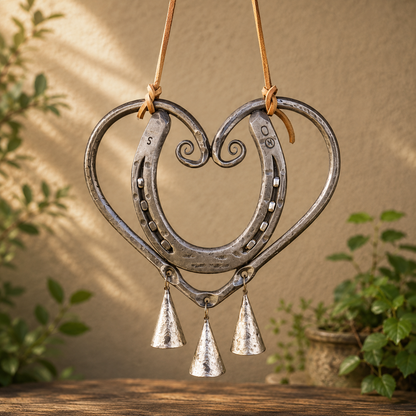 💥LAST DAY 49% OFF🔥The Horseshoe Heart Wind Chime ❤🐎