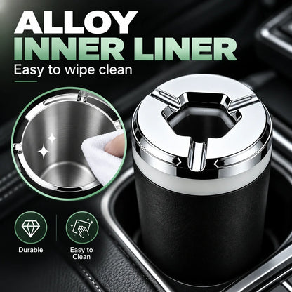 Vehicle-Mounted Rotating Sealed Lid Car Ashtray