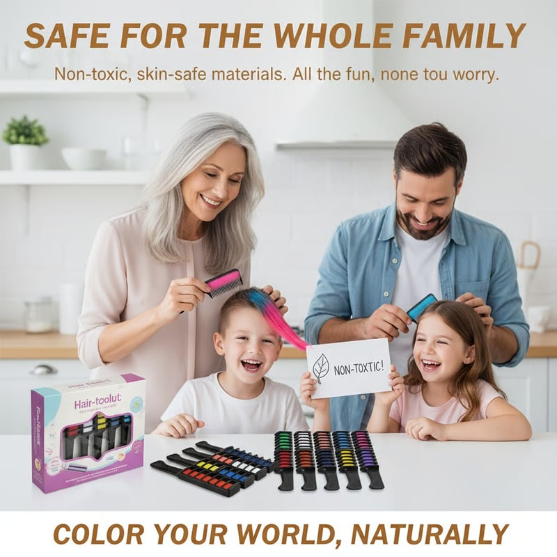 ✨Festive Fun Hair Chalk Combs