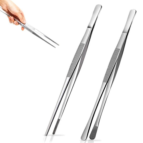 Non-Slip Kitchen Tweezers – 2 PCS   🔥🔥 Buy 2, Get 10% Off