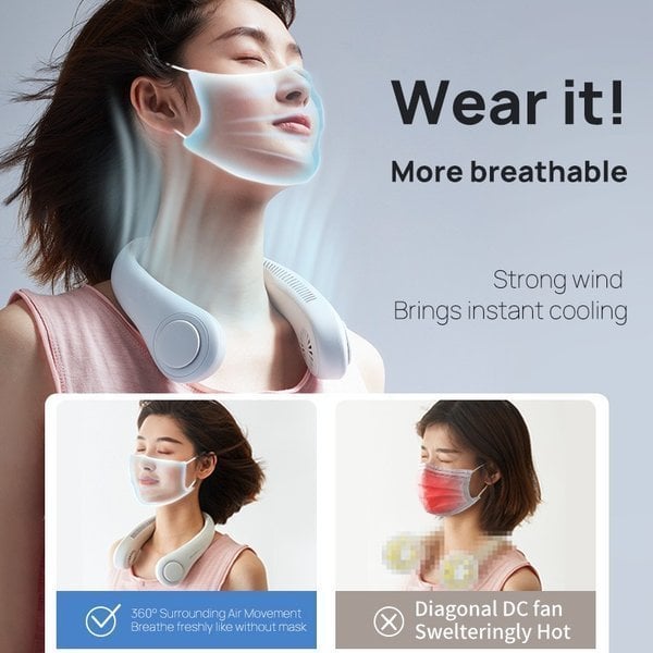 🔥 2025 New Portable Neck Fan