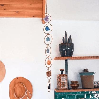 🔥Raw Crystal 7 Chakra Gemstone Wall Decor🥳Buy 2 Get 10% Off