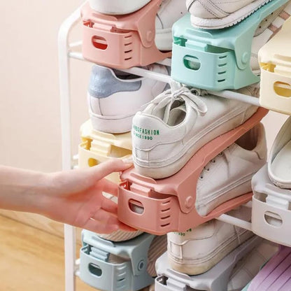 🔥🔥Double Layer Free Standing Shoe Rack