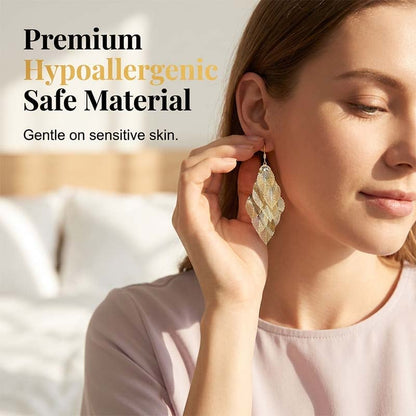 🎁2026 New Arrivals💥Women's Elegant Cascading Hollow Leaf Earrings👂🍃