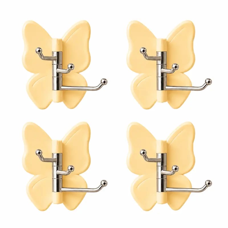 🔥2026 SALE - 🦋No Drilling Swivel Butterfly Hook