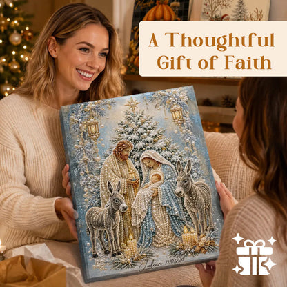 🎄 LAST DAY 49% OFF –🌟 Nativity Scene Diamond Painting Kit