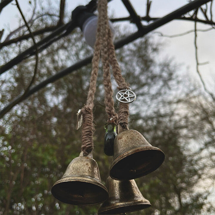 🥳Bronze Witches Bells, Door Protection Charm, Wicca Decor🔥BUY 2 Get 10% OFF