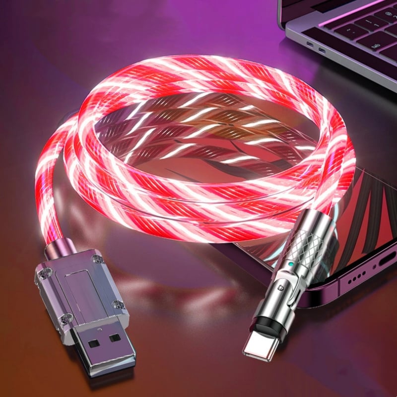 ⚡180° Rotating Streamer Data Cable