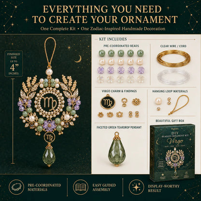 ✨ Zodiac Blessing Beaded Ornament DIY Kit