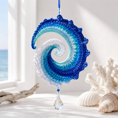🔥Last Day 49% OFF - 🌊🧵Ocean Wave Crochet Wind Spinner Diy Kit