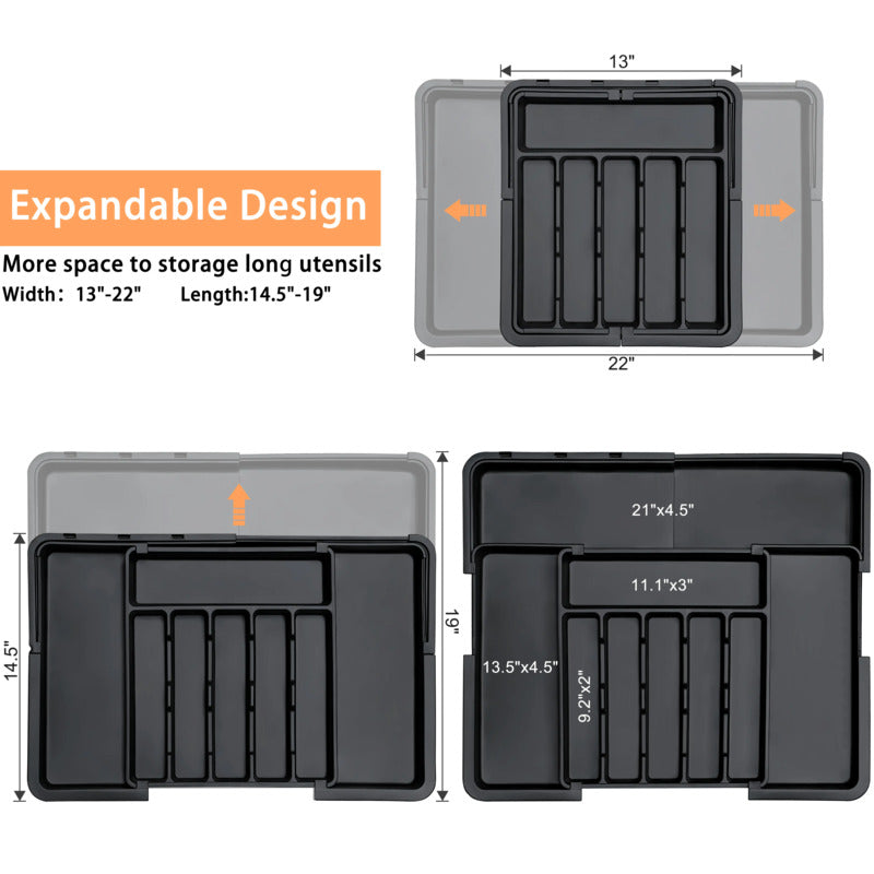 Expandable Drawer Organizer Tray