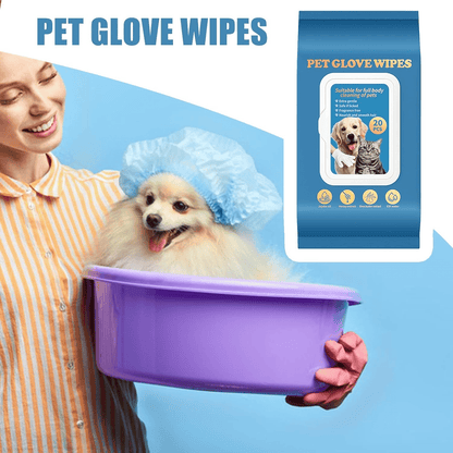 🔥20Pcs Deodorizing Pet Glove Wipes