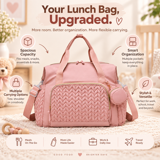Waterproof Lunch Bag That Can Be Carried By Hand Or Worn Across The Body
