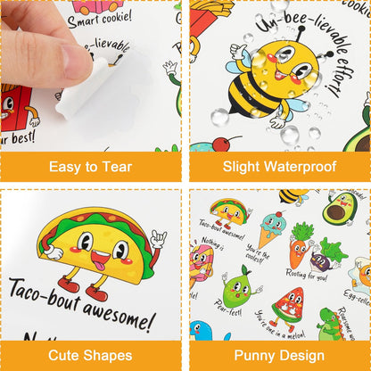 🏆Flash Sale⚡ Teacher Stickers for Kids – Motivational Reward Stickers, Classroom & Homeschool Supplies