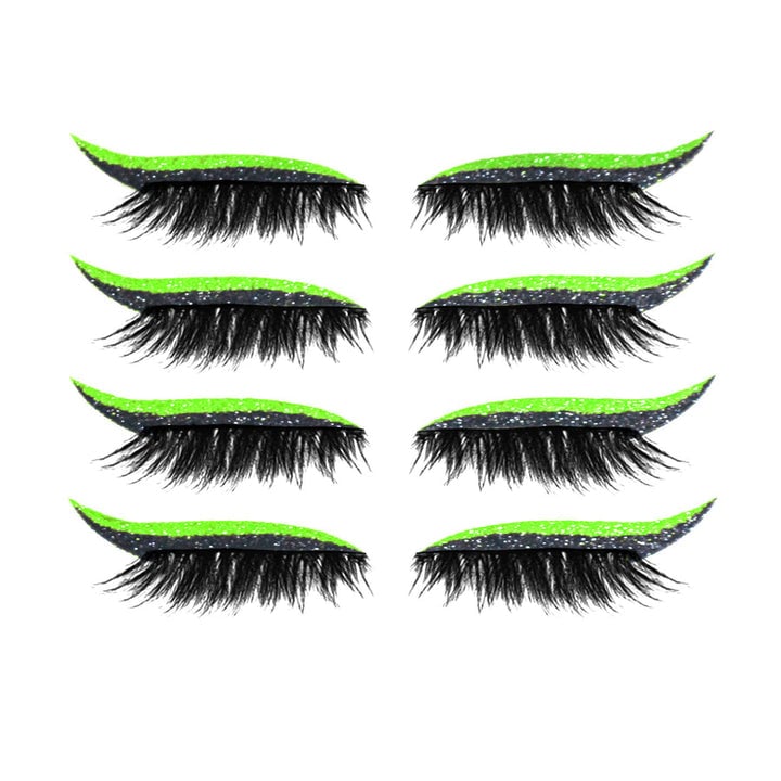 💖REUSABLE SELF-ADHESIVE EYELINER & GLITTER EYELASH STICKERS💖