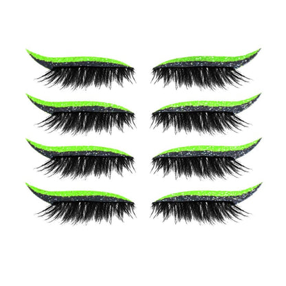 💖REUSABLE SELF-ADHESIVE EYELINER & GLITTER EYELASH STICKERS💖