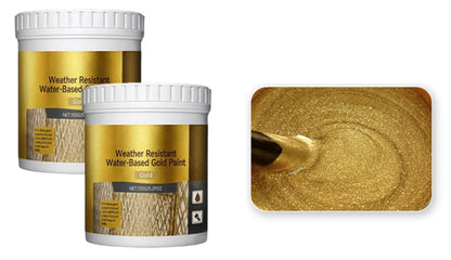 🎨🏡Water-Based Weather-Resistant Gold Paint 🔥Buy 2 Get 1 Free