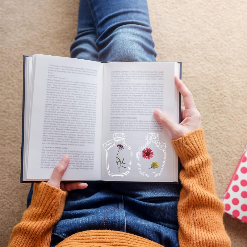 ClearBookmarks - DIY Transparent Bookmarks And Decorations