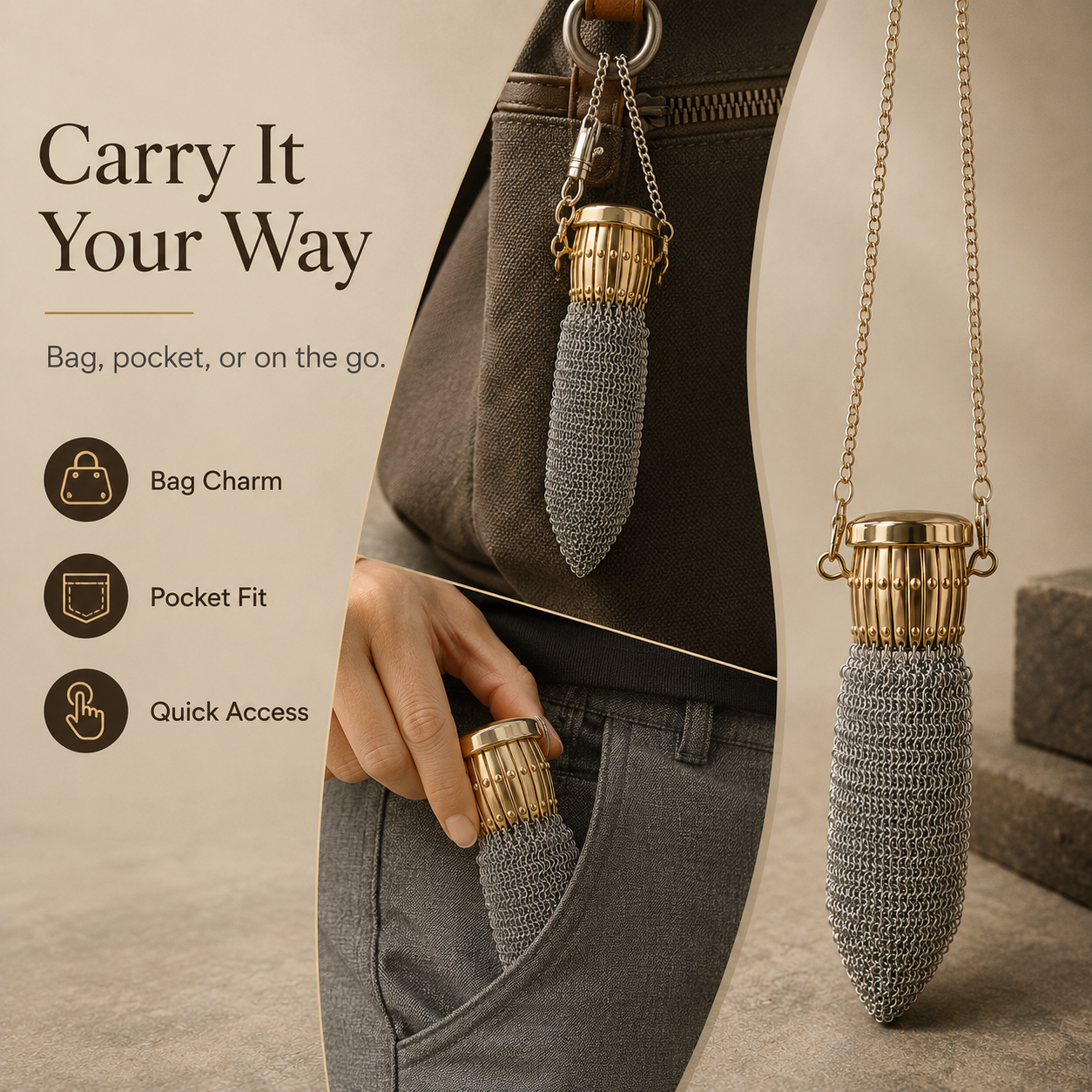 Vintage-Inspired Metal Mesh Coin Purse – Expandable Stainless Steel Pocket Wallet & Collectible Gift