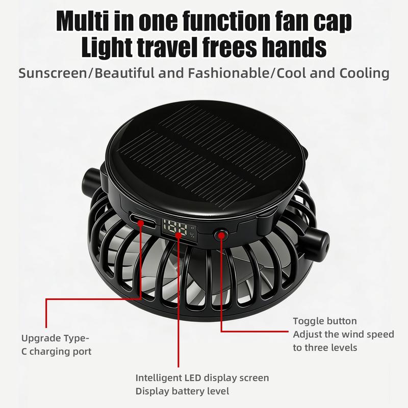 🧢 2026 Pro Outdoor Cooling Hat ❄️ Dual-Power Fan Cap🥳Buy 2 Get 10% Off