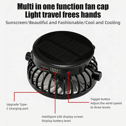 🧢 2026 Pro Outdoor Cooling Hat ❄️ Dual-Power Fan Cap🥳Buy 2 Get 10% Off