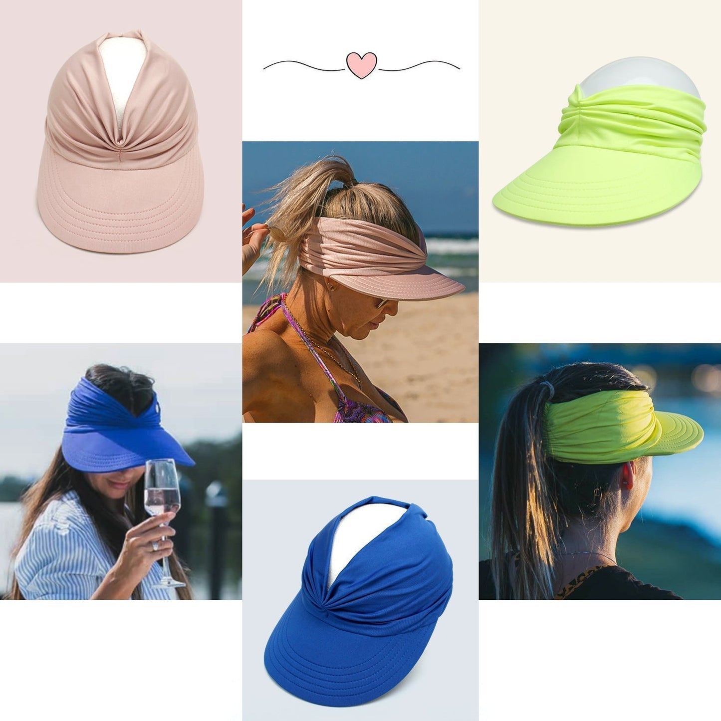 🏖️ UPF 50+ Sun Visor Hat for Women | 💖 Buy 2 Get 1 FREE