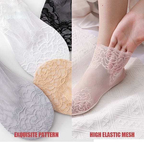💋 Ladies Fashion Lace Socks🥳