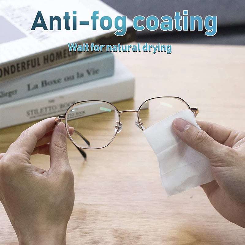🔥Anti-Fog Lens Wipes(100 Pcs)