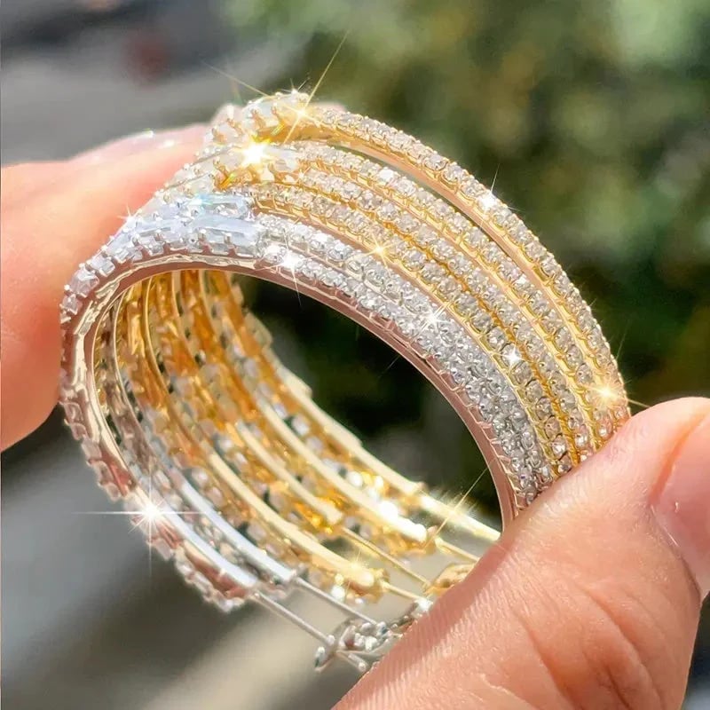 💎 50% OFF NOW! ✨ Women's Sparkling CZ Hoop Earrings – Micro-Paved, Lightweight  Bold Design – Elegant, Versatile & Perfect Gift 💫