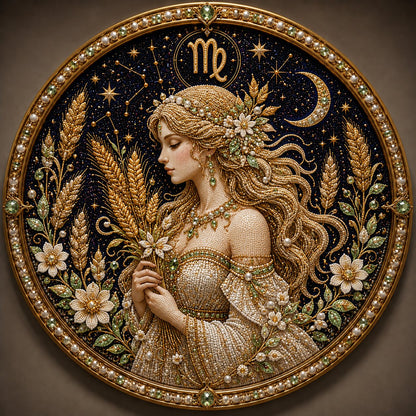🔥 12 Zodiac Signs Pearl Art Kit ♈🌙