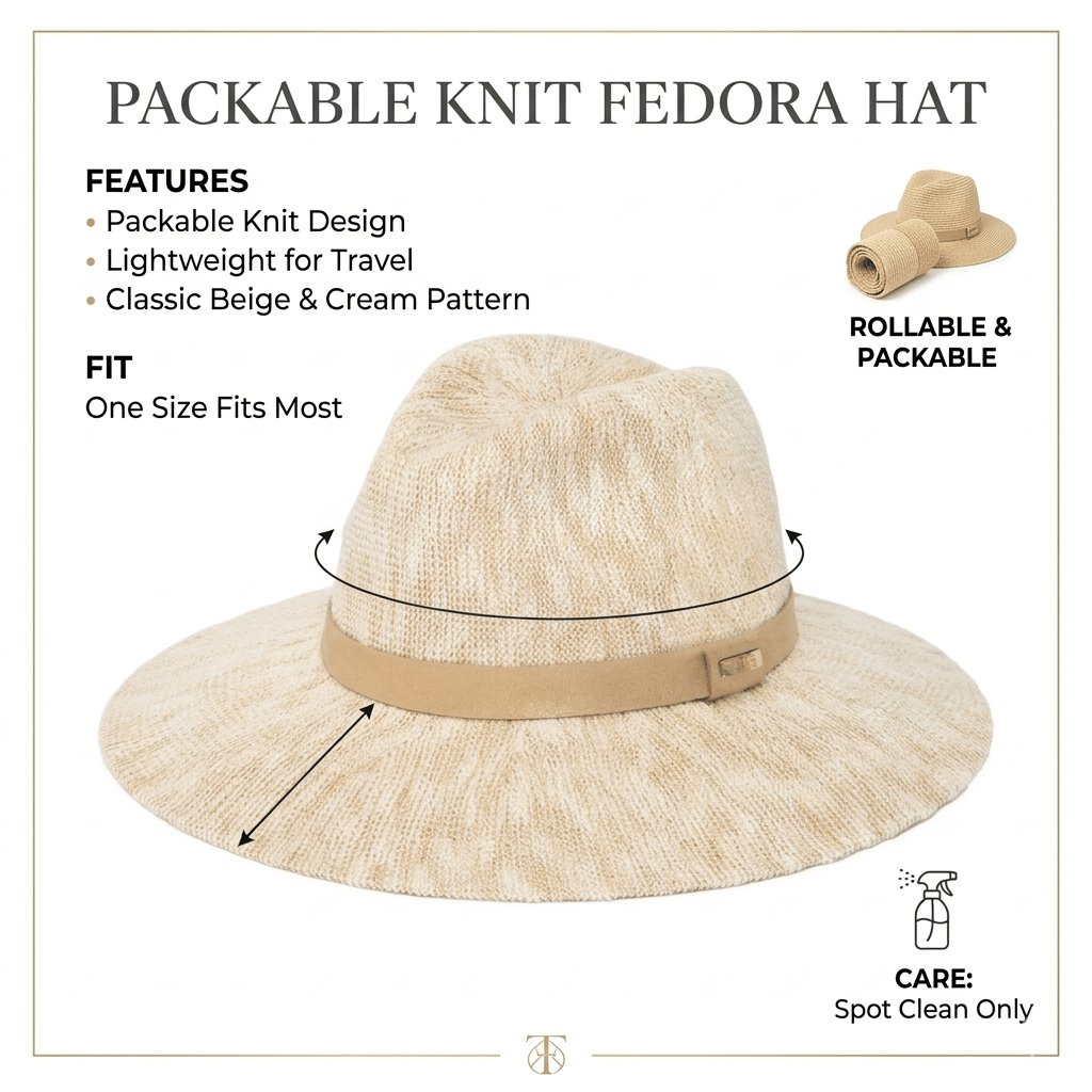 ✨👒Packable Hat—🏖️Packable design—No suitcase spac   🔥🔥 Buy 2, Get 10% Off